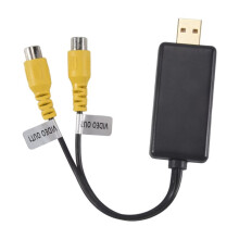 USB to CVBS RCA Video Output Adapter Box Interface Connect to Monitor Display Device for Android Radio Multimedia(A)