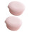 2PCS Small Round Soap Boxes Plastic Leakproof Soap Holder-Pink 1