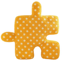 Oregelbundna Pusselkuddar, Prickiga Kuddar, Plyschkuddar Som Kan Användas för Spel, Bäddsoffa Dekorationer Orange