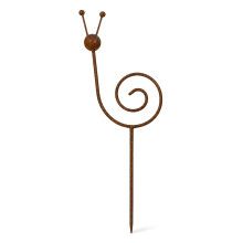 Unieke verroeste ijzeren slak Yard Art decoratieve metalen