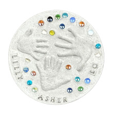 Artistic Footprint Stepping Stone Supplies Set-three hands