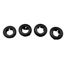 51418200729 Lot de 4 Bagues de Garniture pour Bouton de Verrouillage de Porte de Voiture pour  E46