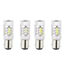 4 X S2 H4 72 W 8000 Lm LED-Scheinwerfer Auto Fern-/Abblendlicht Autobirnen 6000 K Weiß