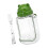 Plastic Salad Storage Box With Double Sealing-green withcross 1