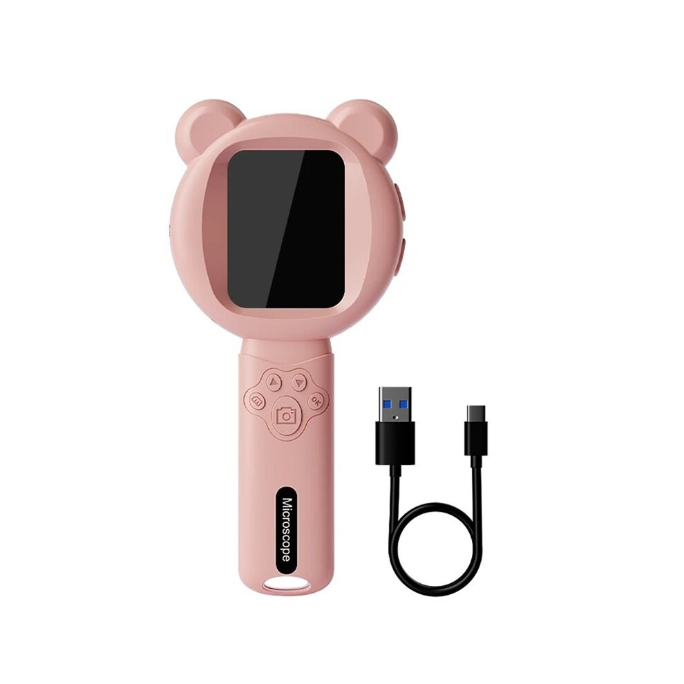 2.8" Ips Screen Digital Magnifier Handheld Video Microscope 2.0Mp 500X Magnification With 15 Leds For Pcb Repair 4711474042644