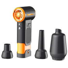 Docreate Handheld Cordless Air Duster Brushless Motor Powerful Duct Cleaning Tool for PC and Electronics