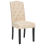 Beliani Set of 2 Dining Chairs SHIRLEY Fabric Beige 6