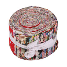 Tygremsor Rulla GeléTygsbuntar Tyg Quiltremsor Rulla Upp Blomma Precut Patchwork med Diverse MöNster