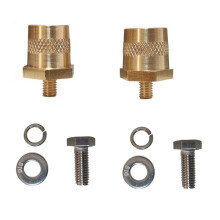 Battery Pole Adapter 1 Pair, M6 Battery Pole Battery Pole Terminals, Battery Pole Clamp for Lithium Car Batteries