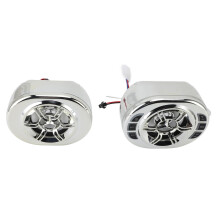 Chrom-wasserdichter Motorrad-Bluetooth-Lautsprecher 2x18W