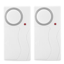 Allarme magnetico per porta con telecomando wireless compatibile con la sicurezza domestica Fyd-1366, 1 telecomando compatibile + 2 sensori magnetici