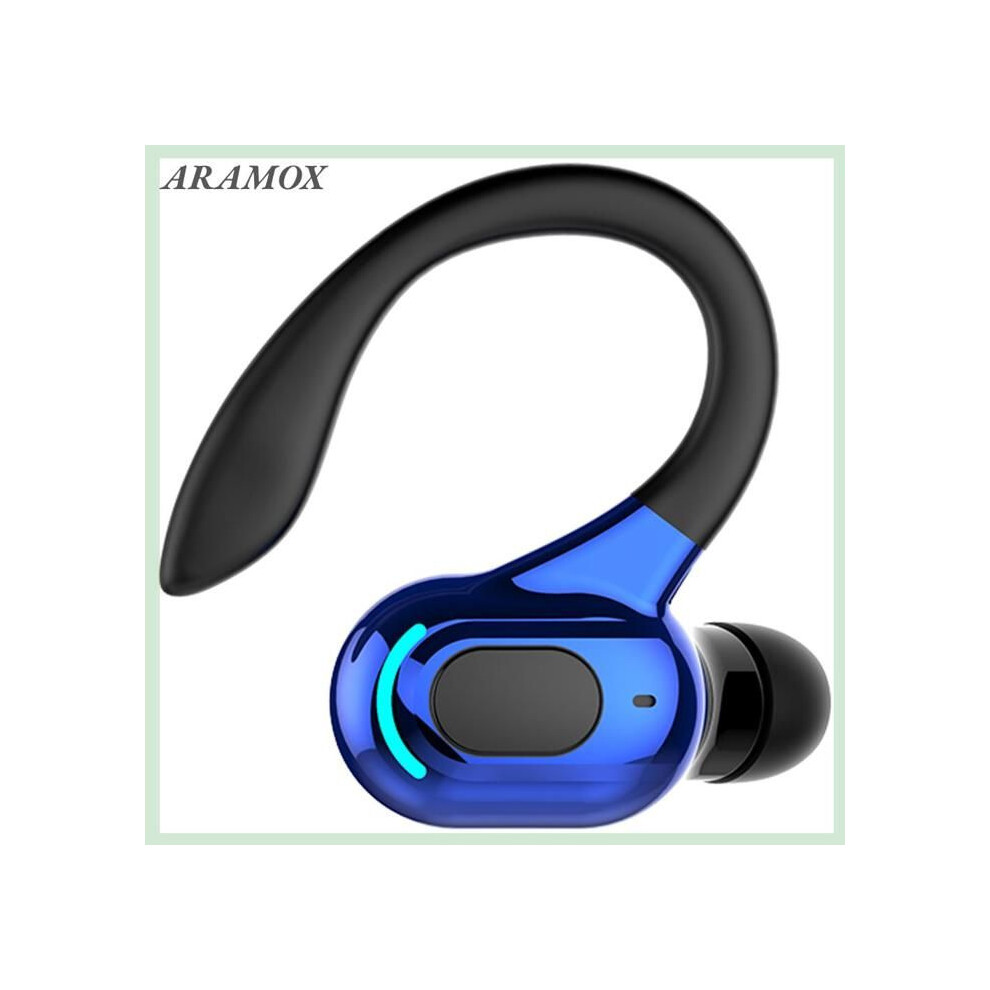 Bluetooth 5.2 Single Earbud Earpiece, Ergonomic Business Headset With Charging Case For Calls And Computer Use 9193278271416