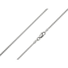 (18"/ 45cm, 1.5mm) 925 Sterling Silver ROUND SPIGA Necklace Chain, 1.5/2.5mm, 16"-24", 100% Recycled Silver