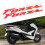 Honda FORZA 3D Decals Pair Red 1