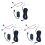 3X Automatic Foot Pedal Sensor for Trunk Electric Tailgate Kick Electric Induction Tailgate  Trunk Opening Sensor 1