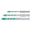 Industrial Grade 4 Channel Serrated Drill Bit Tool-3pcs 6 8 10 1