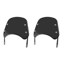 2X 5-7 Inch Motorcycle Headlight Windshield Wind Deflector Windscreen Universal for