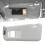 2X Gray Left Driver Sun Visor for  CX-9 CX9 2010-2015 TDY1-69-320 2