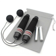 Weighted Ropeless Jump Rope Crossfit Speed Rope Skipping Rope for Double Unders, Exercise, WOD, Boxing, MMA Beachbody Training Fitness