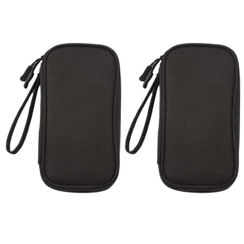 Data Cable Storage Bag Power Charging Cable Bag Box Digital Storage Bag U Disk Headphone Hard Drive Storage Box Black