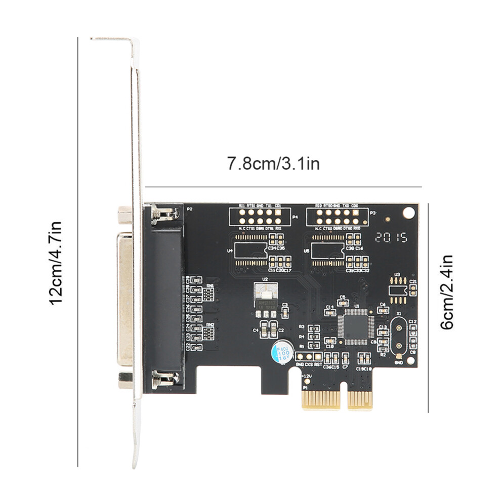Pci-E To Lpt Printer Port Card 7340572660824