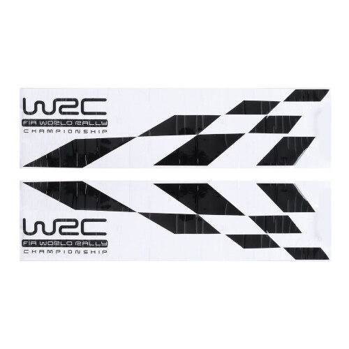 2-Pack Black Plaid Decals for Car Doors