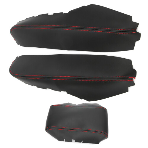 Honda Civic Armrest Pad Set, 3 PU Leather Covers