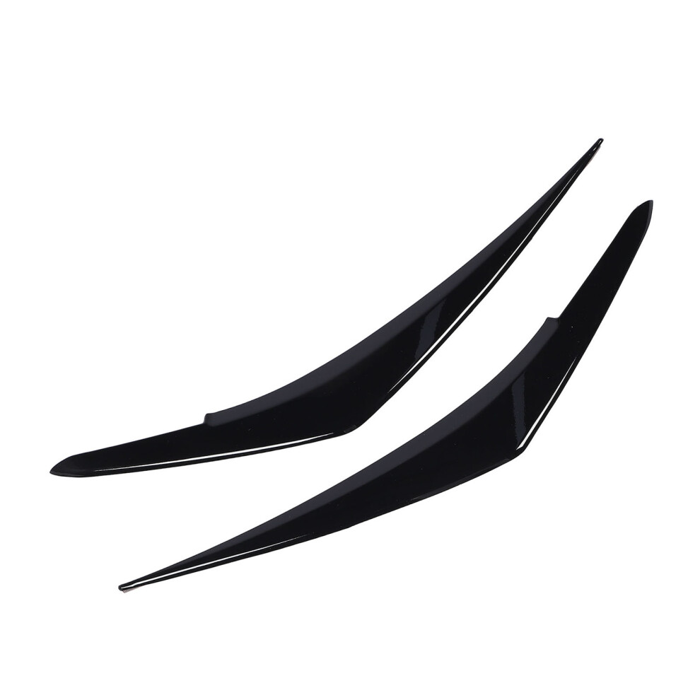 2Pcs Headlight Eyebrow For Wrx Sti Vb 2022+ Black 7055741616655
