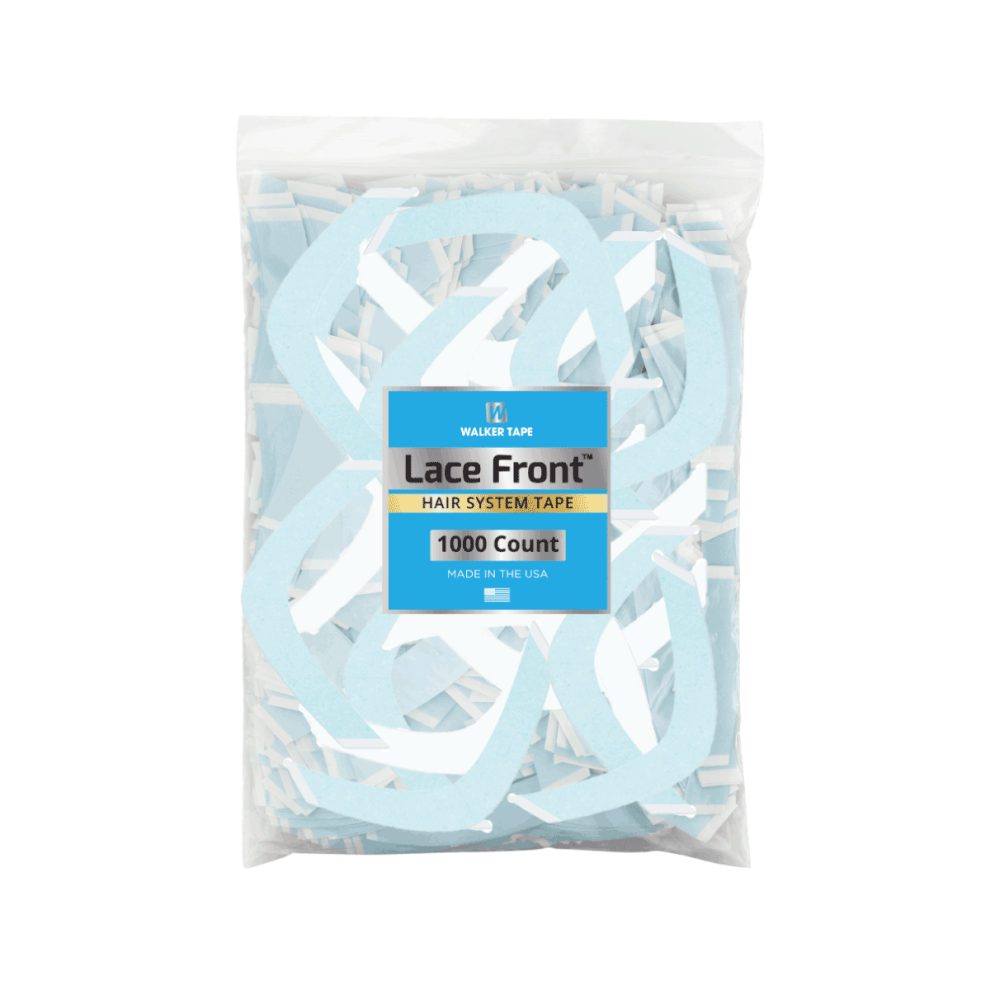 Walker Tape Unisex Clear Lace Front Tape Contours - 1000Pc/Bag - Superwide A Contour, 1000 Pack