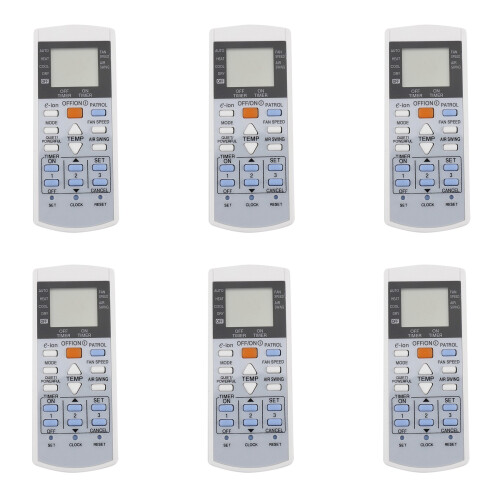6X Le Conditionneur de Climatisation Télécommande pour  Controller A75C3407 A75C3623 A75C3625 KTSX003 A75C3297