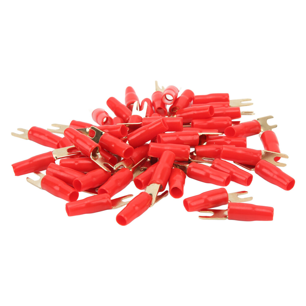 50X 8 Gauge Fork Spade Connectors 7055741685750