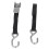 Black Rust Proof Ratchet Straps 1in 3m 1