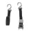 25mm Heavy Duty Ratchet Straps Black 800kg 1
