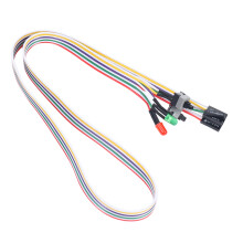 PC Case Red Green LED Lamp ATX Power Supply Reset HDD  Lead 20"