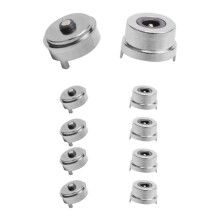 Conector de Clavija Pogo con Resorte MagnéTico, Clavija de Resorte úNica, 2 Polos, Potencia de Carga, Sonda Macho Hembra, Cable de Soldadura y PCB