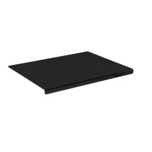 Black Acrylic Cutting Board with Lip, Size 17.7X13.7 Inch, No-Scratches, Kitchen, Cutting Board for Kitchen