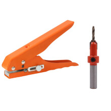 Banding Punching Pliers Punching Tool Masking Pliers 3x8MM Countersink Drill Bit Screw Hole Hat Woodworking Tool