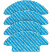 Lot de 4 lingettes de rechange pour aspirateur robot, compatibles avec les modèles Lefant M210, M210B, M210P, M213, M213S et OKP K3.