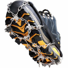 Crampons à glace pour bottes et chaussures, crampons de neige pour femmes, hommes et enfants, protection antidérapante, taille moyenne