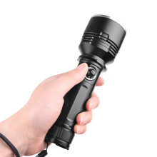Lampe torche de plongée sous-marine, ultra-lumineuse (5000 lumens), 3 modes d'éclairage, batterie 26650 et chargeur inclus.