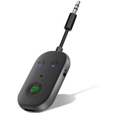 Émetteur-récepteur Bluetooth 5.3 2 en 1, compatible avec deux casques, adaptateur jack AUX 3,5 mm