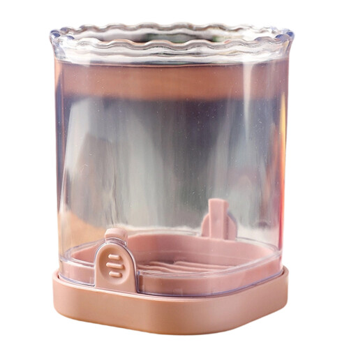 Kunststoff-Obstschneider, ergonomisches Griffdesign,-Rosa
