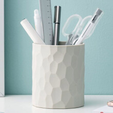Porte-stylo en silicone de style nordique pour bureau, pot à crayons étanche, organiseur gris pour stylos et fournitures de bureau