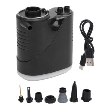 Pompa ad aria elettrica portatile con connettore Type-C per gonfiabili, materassini, galleggianti e salvagenti per piscina.