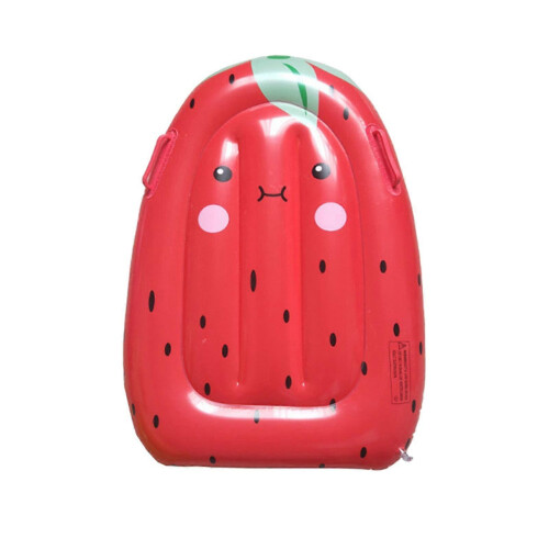Strawberry Inflatable Floating Bed Hammock for Kids Beach Vacation