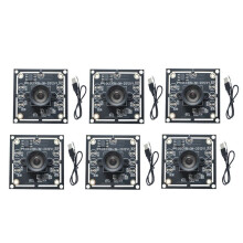 6PCS 100 Degree Camera Module 1MP OV9732 1280x720 30fps USB Camera Module Drive Free for WinXP/7/8/10 with 60cm Cable
