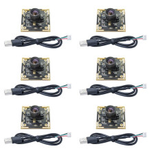 6PCS OV9732 Camera Module 1MP 1280x720 30fps USB Free Driver Manual Focus with 0.5 Meter Cable for WinXP/7/8/10