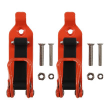 DachträGer-Schaufelhalterung, 2-Teilige Schaufelhalterung für DachträGer, Metallklemmen-Montagesatz, Schaufelhalter-Klemmen-Wandmontagesatz