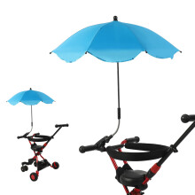 himmelblauer Kinderwagen-Schirm, 29,9 Zoll Bogen, 26 Zoll