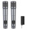 Wireless Microphone,Dual Handheld Dynamic Mic,40H Duration, 200ft Range Professional Microphone for Singing, Karaoke 1